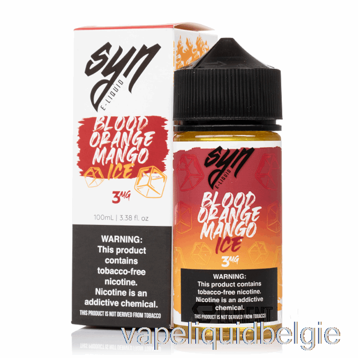 Vape België Ijs Bloedsinaasappel Mango - Syn Vloeistoffen - 100ml 3mg